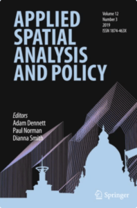 Applited spatial analysis and policy journal cover